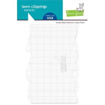 Lawn Fawn Stencils - Ocean Wave